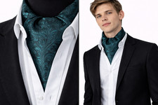 Men's Cravat Ascot Tie Paisley