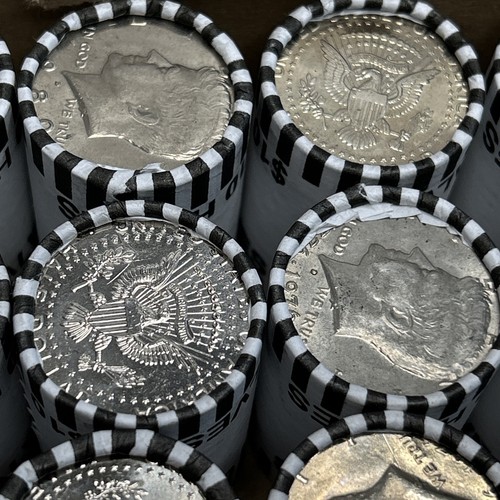 Kennedy half dollar roll - kennedy,