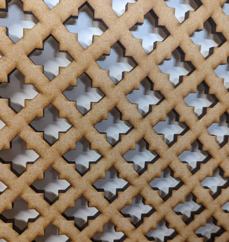 Cross grate decorative - grate, screen