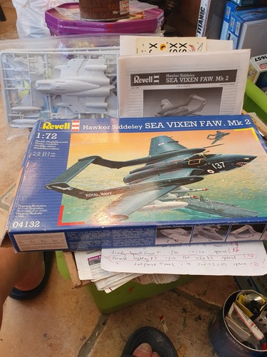 Revell sea vixen - h.s.,