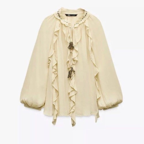 Zara romantic ruffled - romantic,