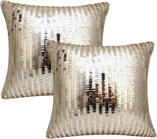 Silver cushion covers 2pcs - covers,
