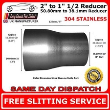 50mm to 38mm Stainless Tapered