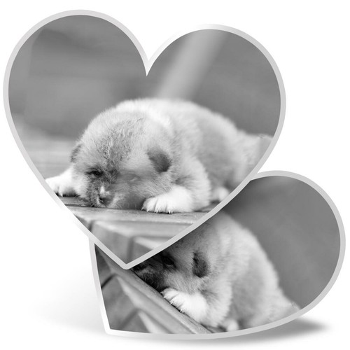 Heart stickers bw - 15,