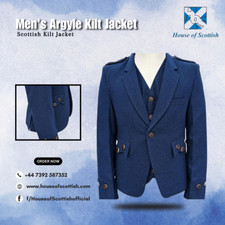 ARGYLE KILT JACKET WITH