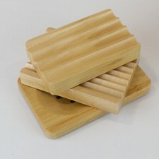 Hemu & Bamboo Soap Dishes In