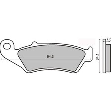 Brake Pad Set For Honda 230