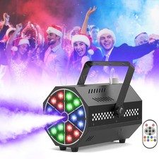1000W 18LED Smoke Machine Stage Colorful Spray Equipment Fog Machine Halloween