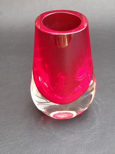 Rare vintage whitefriars ruby - rare,