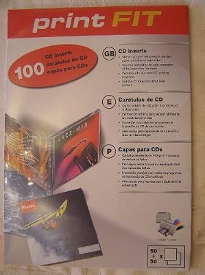 Inserts x100 for - cd, and