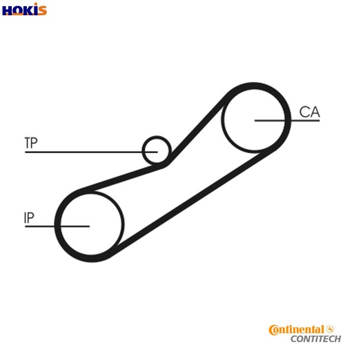Timing belt kit ct950k1 - belt, for