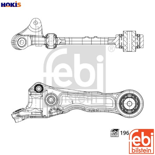 Controltrailing arm wheel - arm,