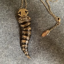 Roberto Cavalli Necklace Pendant Horn of Life / Tusk / Elephant Tooth