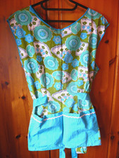 Vintage Blue + Green Floral