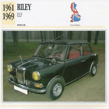 1961-1969 RILEY ELF Classic Car Photograph / Information Maxi Card