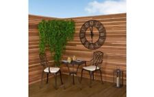 Cast Aluminium Bistro Table And Chairs Set - grade B return RRP £149.99