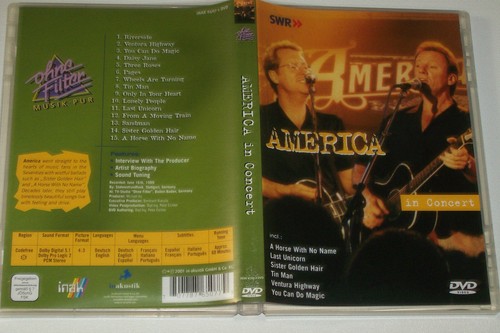 America concert dvd - in,