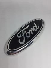 Ford Focus Rear 145mm X 60mm Black & Silver Emblem Badge High Quality ***