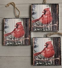 Cardinal Ornaments Corrugated