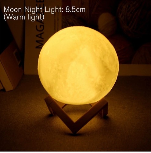 Galaxy moon lamp led - galaxy, night