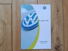 💯GENUINE VOLKSWAGEN SERVICE BOOK VW GOLF POLO PASSAT TIGUAN TOUAREG TRANSPORTER