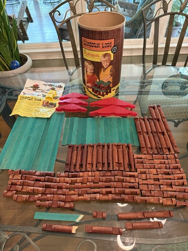 Vintage 1969 lincoln logs 892 - logs,