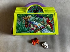 vintage Pound Puppies Jungle Hideaway playset from the 1990s. Polly pocket style