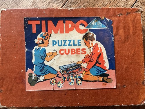 Timpo toys puzzle - cubes, ww2