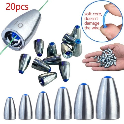 20pcs bullet worm fishing - 20pcs,