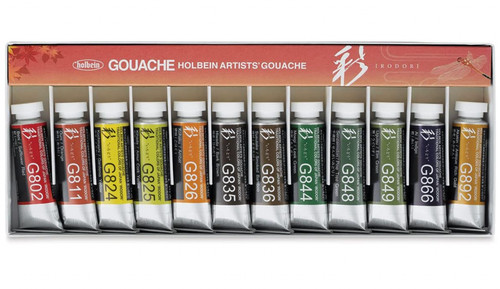 Gouache holbein irodori - gouache,,