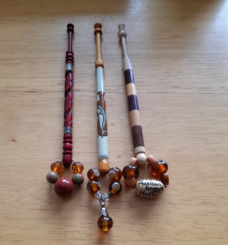 Wood lace bobbins - wood, bobbins.