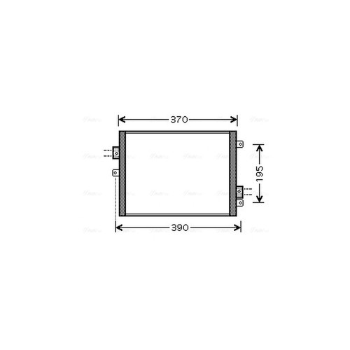 Air con condenser for - air, porsche