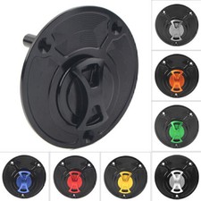 Fuel Tank Cap Cover For Yamaha R6 R1 FZ1 FZ6 VMAX MT01 FZ16 YZF R15 R125 Black