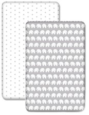 Baby 2-PACK FITTED COT SHEET