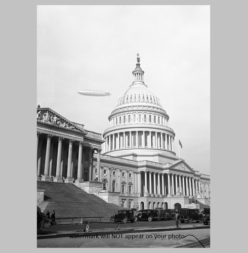 1931 navy blimp over the - 1931,