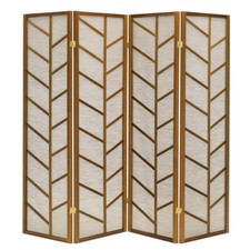 Room Divider Screen with Jute