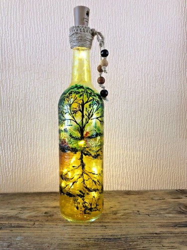 Reflections art light - reflections, bottle