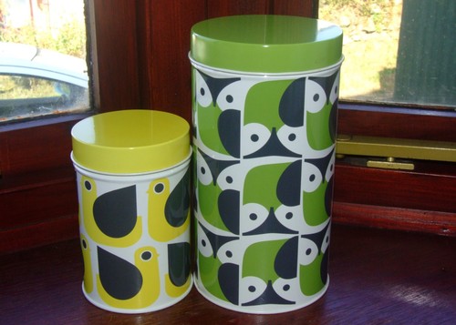 Two orla kiely - kiely, tins