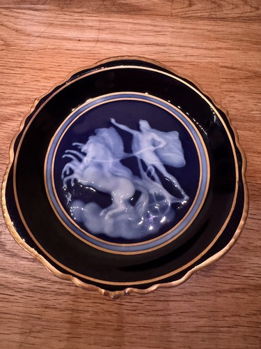 Vintage cobalt blue limoge - vintage,