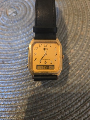 Vintage seiko h449 5210 gold - seiko, h449-5210