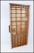 Vintage Letterpress Printers Tray Brass Corners Display Drawer SB & Co Sweden