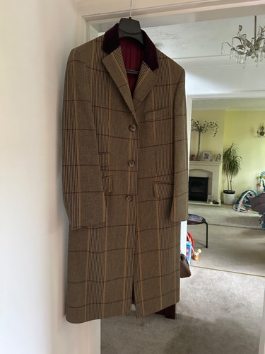 Crombie tartan jacket with - , red
