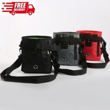 Dog Walking Training Obedience Treat Pouch Portable Pet Puppy Snack Belt Bag UK