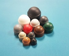 LDPE Plastic Nut and Bolt Covers M5 - M30 Multi Colours Dome Cap Hex Head Hat