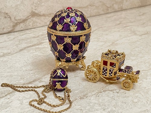Faberge egg trinket - trinket,