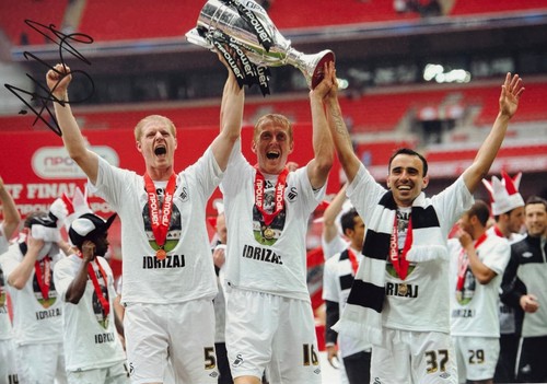 Alan tate hand signed swansea - alan,