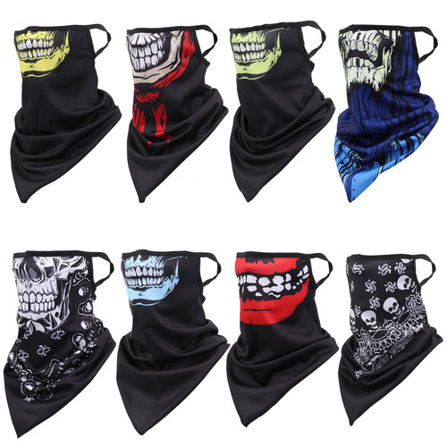 Skull face cover neck gaiter - skull,