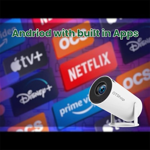 Hy300 pro projector android - 4k,