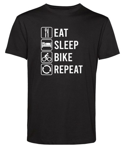 Eat sleep bike shirt - sleep, funny