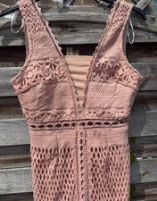 New women’s Love Triangle occasion summer dress crochet size S 8/10